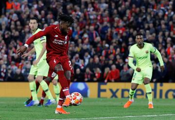 4-0. Divock Origi marcó el cuarto gol.