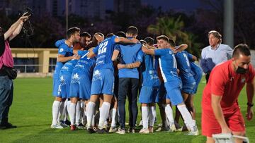 Imagen del partido entre el Xerez y el Puente Genil