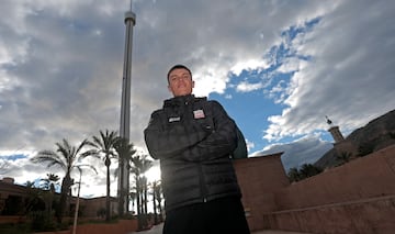 Pablo Torres posa para AS en Terra Mítica, parque temático de Benidorm.