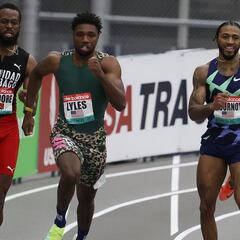 Noah Lyles y Allyson Felix, grandes estrellas en Oregón