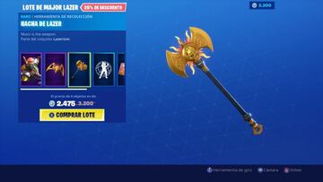 Herramienta de recolección Hacha de Lazer