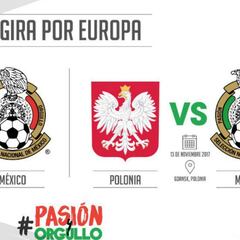 México enfrentará en Europa a Bélgica y Polonia en noviembre