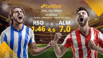 Real Sociedad de Fútbol vs. UD Almería: alineaciones, horario, TV, estadísticas y pronósticos