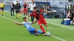 Embarba, autor del gol del empate en La Rosaleda.