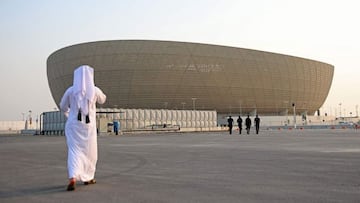 Vista del Estadio Lusail, sede de la final de Qatar 2022.