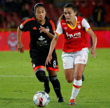 Partidazo en El Campín entre Santa Fe y América de Cali, por las semifinales del fútbol femenino.