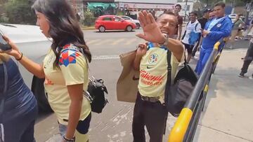 Exhiben a aficionados del América tras ir a pedir autógrafos a jugadores de Cruz Azul en La Noria