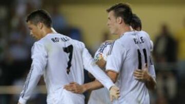 Cristiano y Bale, ante el Villarreal.