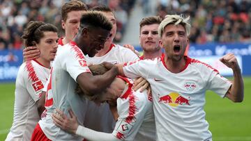 Alegría del Leipzig contra el Leverkusen (2-4)