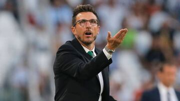 Eusebio Di Francesco, t&eacute;cnico del Sassuolo