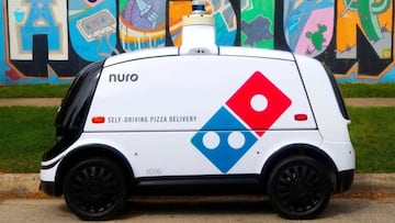 Domino's Pizza ya usa robots como repartidores para llevarte la pizza a domicilio