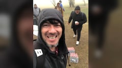 Jaime Valdés disfruta en el fútbol amateur: así es el tercer tiempo