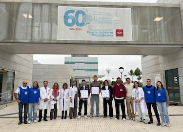 El Atleti, en los hospitales