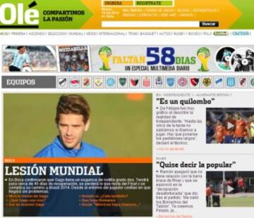 Portadas de la prensa extranjera