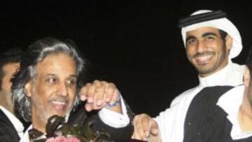 La delegación de Qatar para la Candidatura al Mundial 2018.