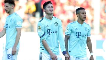 James Rodríguez, jugador del Bayern Múnich