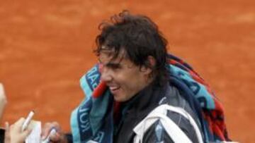 <b>FELICES. </b>Cuatro españoles exultantes: Nadal, Ferrer, Granollers y Almagro ganaron ayer.
