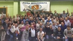 La pe&ntilde;a de Medina de Pomar festeja, el a&ntilde;o pasado, su tradicional cena de aniversario.