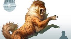 Arcanine | Imponente aspecto realista del Pokémon tipo fuego con fuertes similitudes con un león.