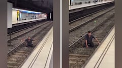 Intenta suicidarse en el metro de Barcelona y se arrepiente en el último segundo
