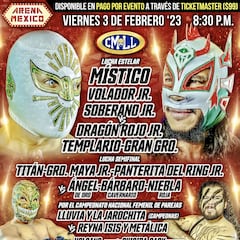 Viernes Espectacular CMLL 3 de febrero 2023: Cartelera, luchadores y cómo comprar entradas para la lucha libre
