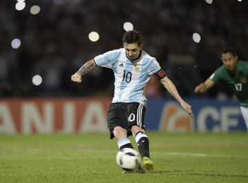 Edad: 28 años, 9 meses y 5 días
Partido: Argentina 2-0 Bolivia. Jugado el 29 de marzo de 2016, partido clasificatorio para el Mundial de Rusia 2018.