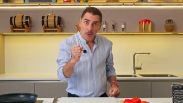 Jordi Roca, chef, muestra cómo se hace un verdadero arroz de domingo y termina bebiendo agua del grifo: “Uno al día”