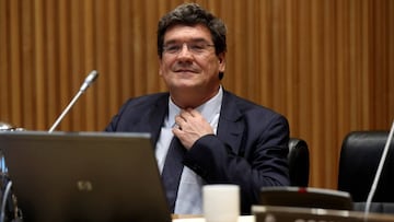 El Ministro de Seguridad Social, Inclusi&oacute;n y Migraciones, Jos&eacute; Luis Escriv&aacute;, en la comisi&oacute;n de trabajo del Congreso de los Diputados. 