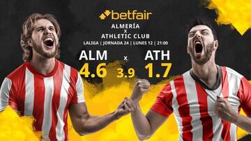 UD Almería vs. Athletic Club: horario, TV, estadísticas, clasificación y pronósticos