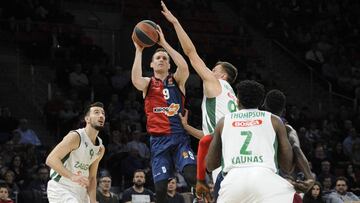 28-02-2019, VITORIA
BALONCESTO, EUROLEAGUE, BASKONIA 18/19 ZALGIRIS 18/19
marcelinho huertas lanza a canasta rodeado de rivales
FOTO: L. RICO