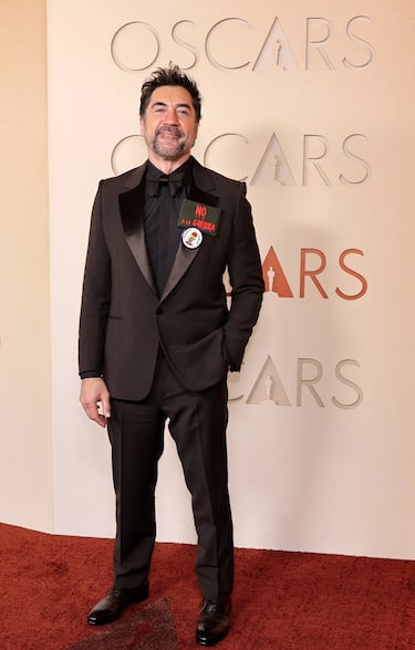 Javier Bardem posa en la alfombra roja del Dolby Theatre.