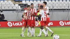 Los jugadores del Almer&iacute;a.