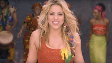 Shakira sigue celebrando &eacute;xitos del Waka Waka ocho a&ntilde;os despu&eacute;s.