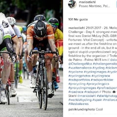 El fotógrafo con el que chocó McLay: "Estúpida Challenge"