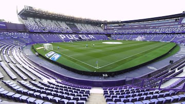 Vista del Estadio José Zorrilla.