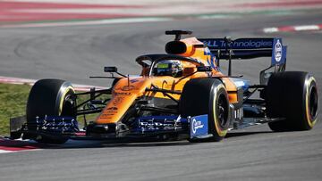 Lando Norris (McLaren MCL34, Test F1 2019).