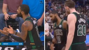 Lío en los Celtics: bronca de Irving a Hayward en plena pista por no pasarle la pelota