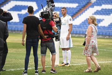 Theo Hernández's Real Madrid unveiling in pictures