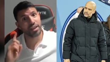 El 'palo' de Ag¨¹ero a Guardiola tras el partido ante el Atleti: "Yo ya te lo dije..."