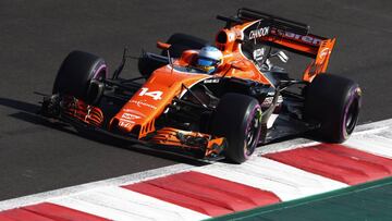 Fernando Alonso con el McLaren.