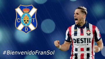 Fran Sol, refuerzo de lujo para la delantera del Tenerife