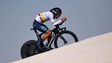 Daniel Martínez en el Tour UAE 2021