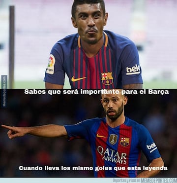 Paulinho protagonista de los memes del Getafe-Barcelona