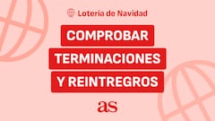 Terminaciones y reintegros de la Lotería de Navidad 2025: comprobar lista de números premiados
