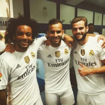 Marcelo, Jesé y Nacho.