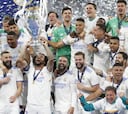 El póster del Madrid campeón de la Champions, este lunes con AS