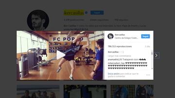 Modric bromea con el vídeo en el gimnasio de Iker Casillas