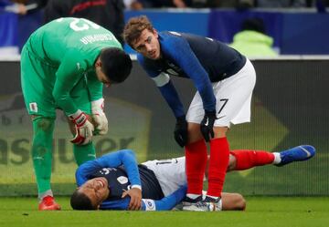 Lesión de Kylyan Mbappé.