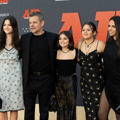 Matt Damon makes ‘Air’ premiere a family affair