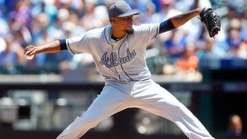 El colombiano Julio Teher&aacute;n realiz&oacute; una de sus mejores actuaciones en casa del subcampe&oacute;n del mundo, los New York Mets.